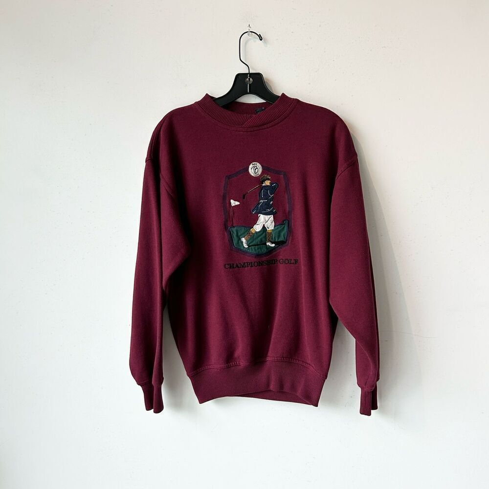 S Plum Trader Bay Crewneck